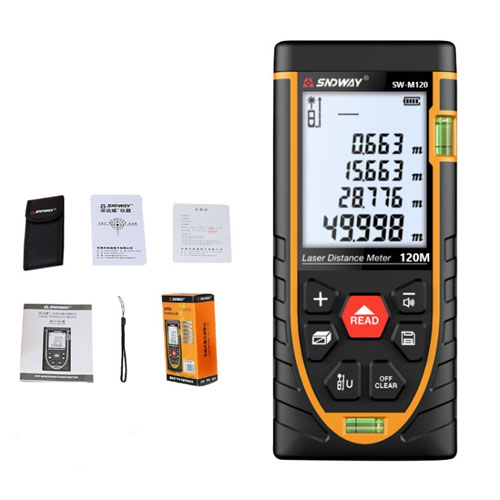 Máy Đo Khoảng Cách SNDWAY SW-M120 đo xa 120m